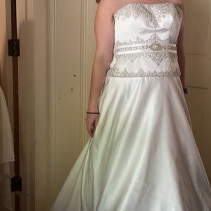 David’s Bridal Oleg Cassini wedding dress